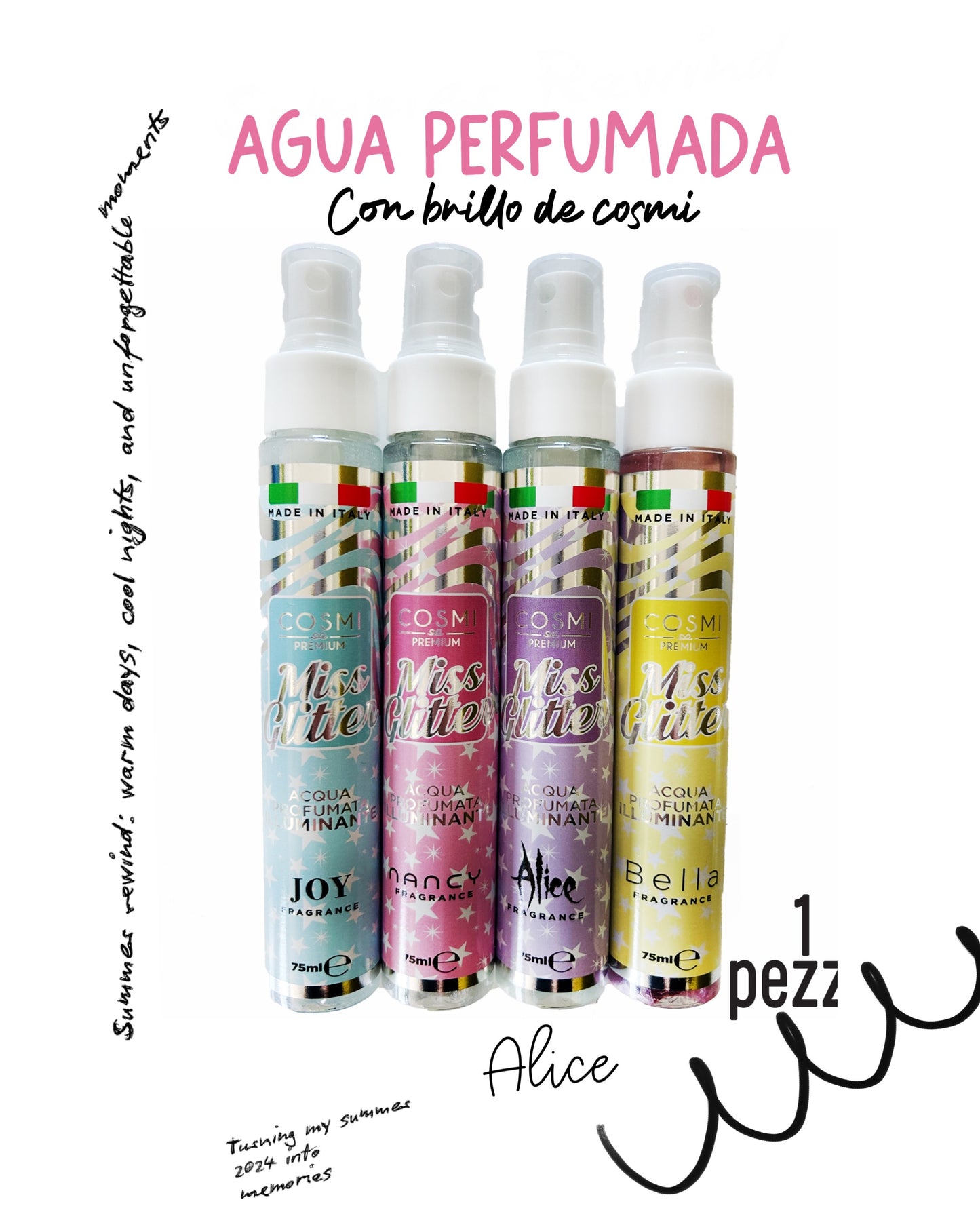 Agua perfumada (de bolsillo) - Cosmi premian