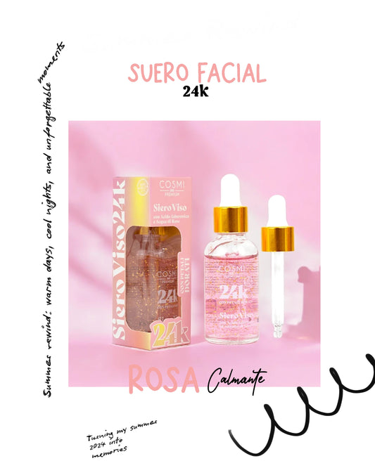 Suero facial 24k (Rosa) - Cosmi premiun