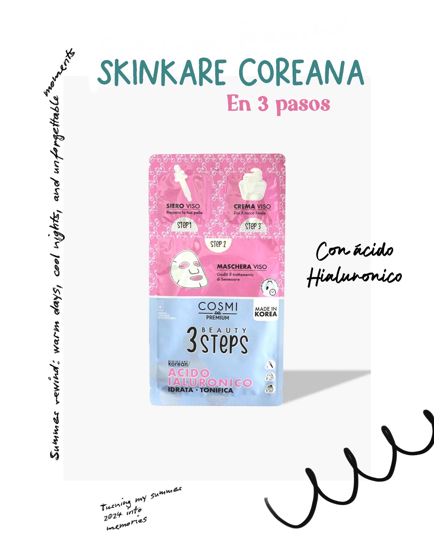 Skinkare Coreana (3 pasos) - Cosmi Premiun