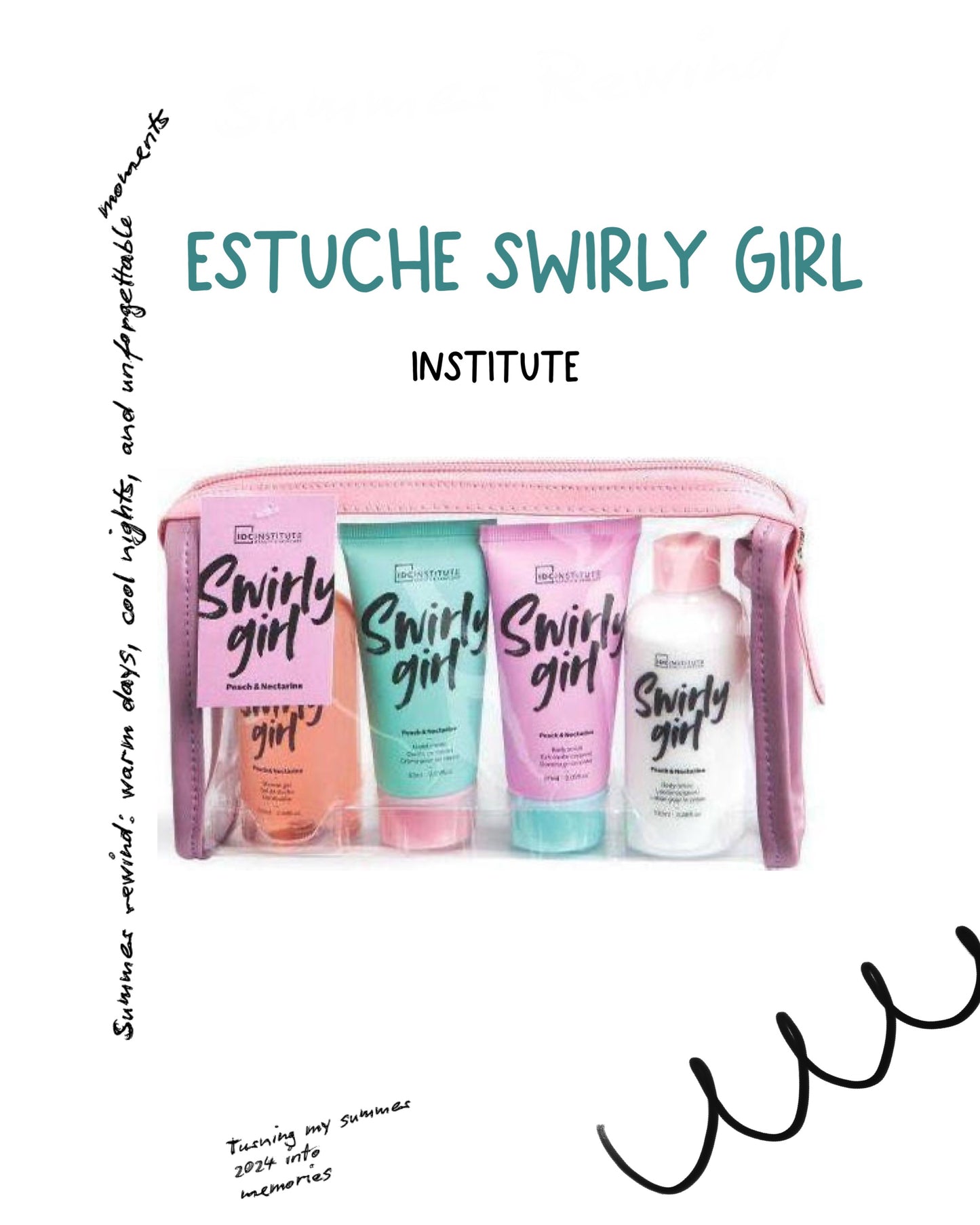 Estuche Swirly Girl - Institute